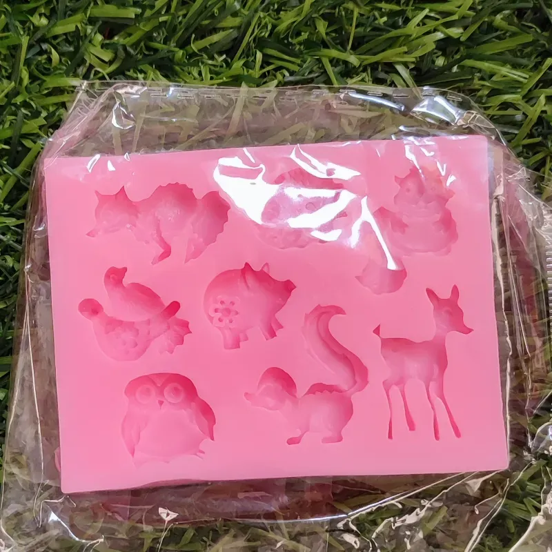 Molde animalitos del bosque