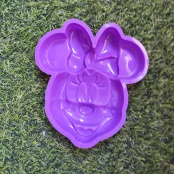 Molde cara de Mini Mouse 