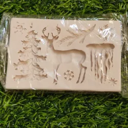 Molde venado navideño