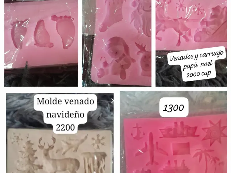MOLDES DE SILICONA 