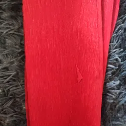 Papel crepé rojo