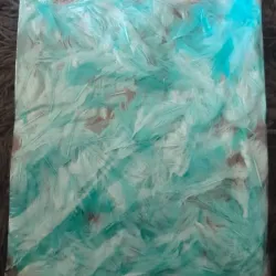 Paquete de plumas AZUL CLARO