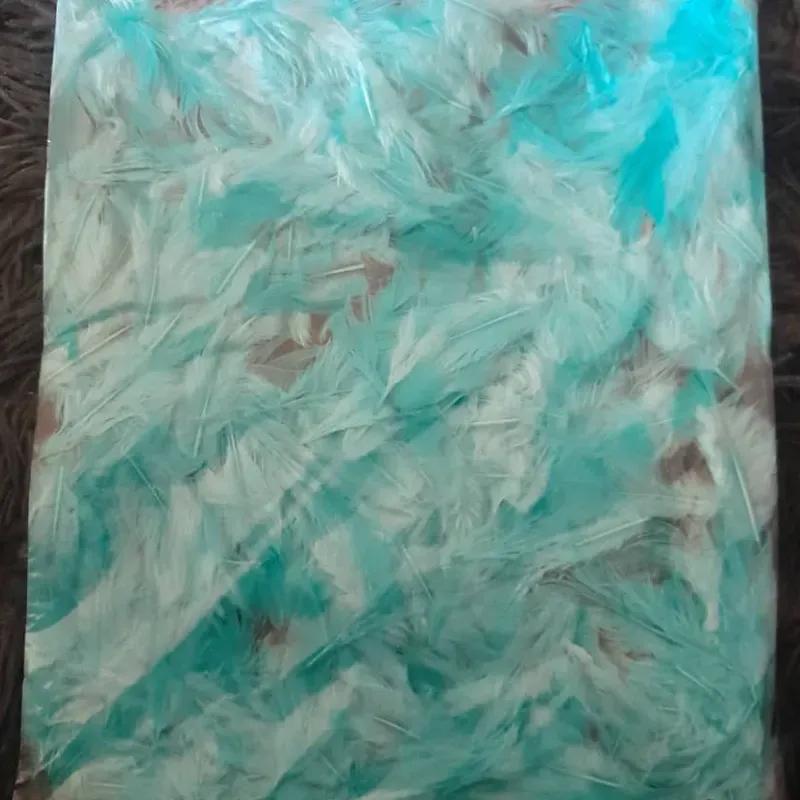 Paquete de plumas AZUL CLARO
