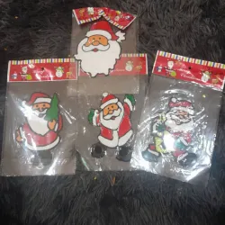 Pegatina engomada de Santa 