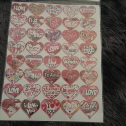 Planilla pegatina ♡ tipo4