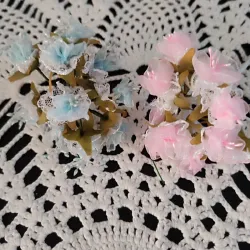 Ramo de flores tela con pistilo 10 unidades