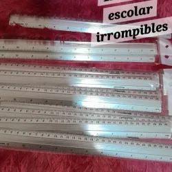 Regla metal irrompible