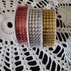 Rollo de cinta de diamantes Strass Ribbon