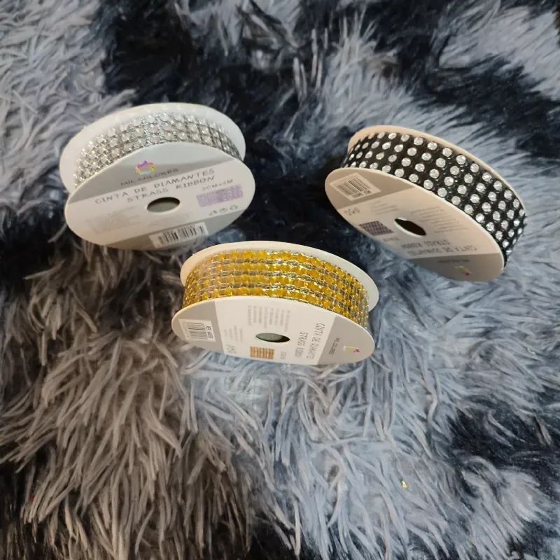Rollo de cinta de diamantes Strass Ribbon
