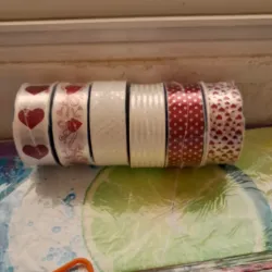 Rollo de cinta de papel 2.5 cm