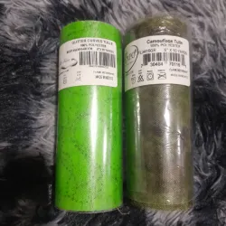 Rollo de tul decorado 10 yardas 