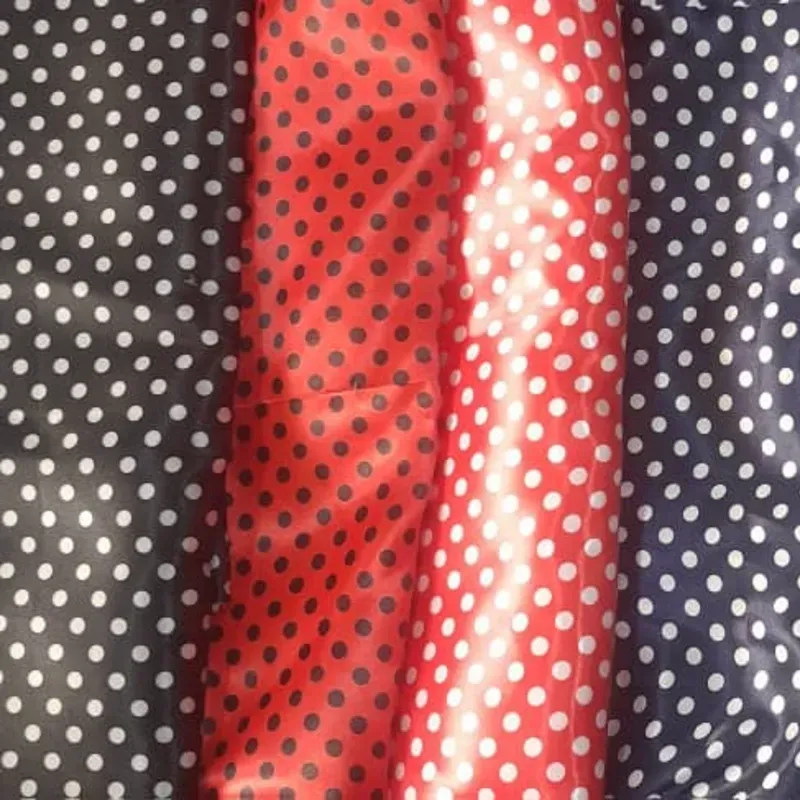 Satín  estampado de óvalos 