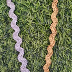 Serpentina dorada y plateada 