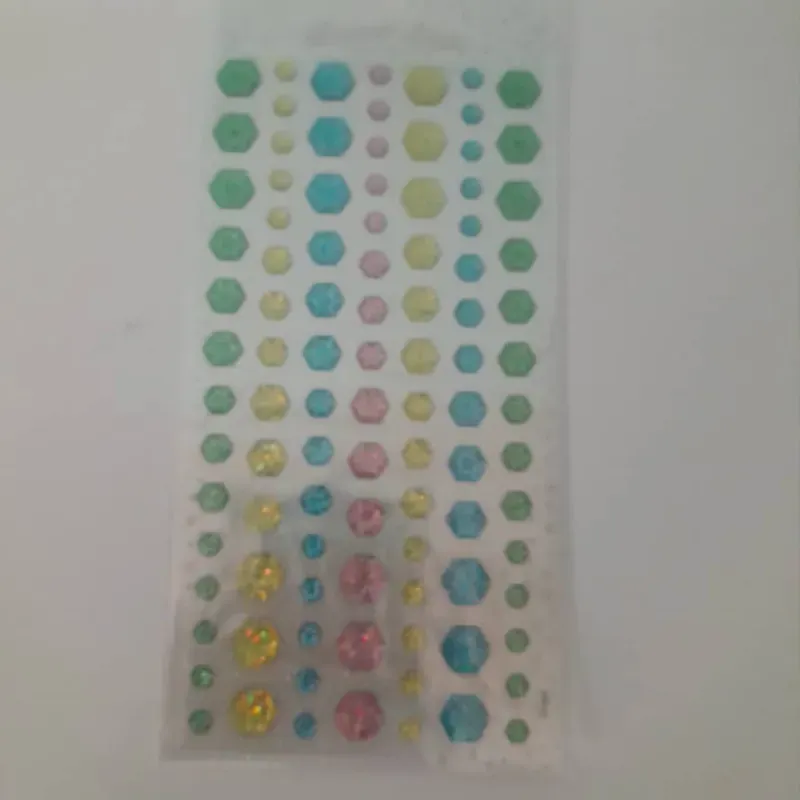 Stickers 2d forma rombo varios colores varios tamaños 