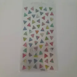 Stickers 2d forma triángulos 