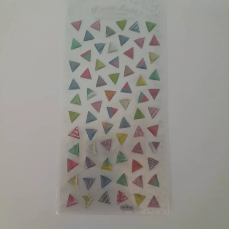 Stickers 2d forma triángulos 
