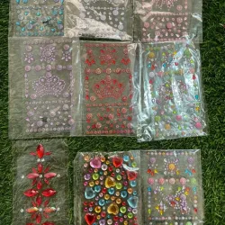 Stickers corazones y coronas 