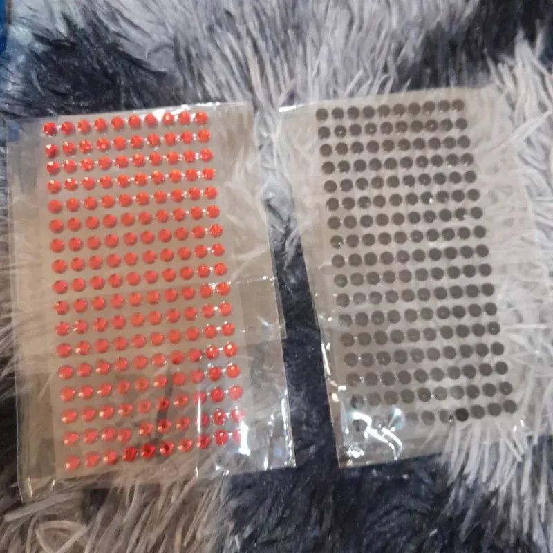 Stickers medias perlas Rojas o Negras