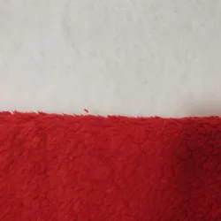 Tejido ovejero blanco y rojo 