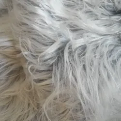 Tela pelo largo MATIZADO BLANCO Y NEGRO