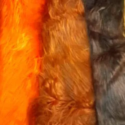 Tela peluche pelo largo 1