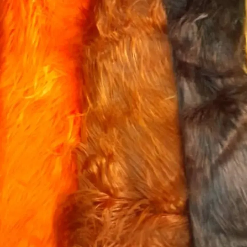 Tela peluche pelo largo 1