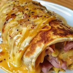 🌯🧀 Burritos de Jamón y Queso Gouda