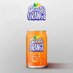 Refresco gaseado naranja