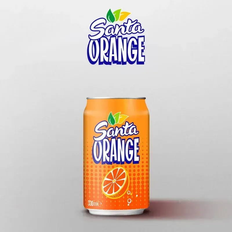 Refresco gaseado naranja