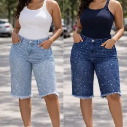 Bermuda con brillo