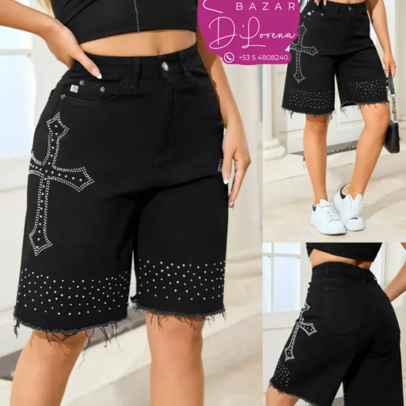 Bermuda con cruz de piedras 