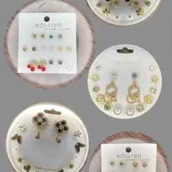 Conjunto de aretes de fantasía 