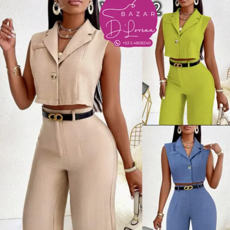 Conjunto de blusa y pantaloneta 