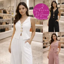 CONJUNTO DE BLUSA Y PANTALONETA 