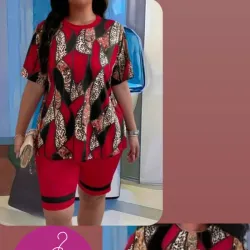 Conjunto de blusa y pegado 