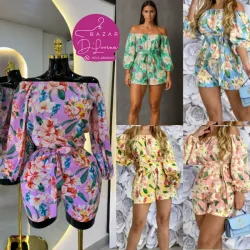 Conjunto de blusa y short 