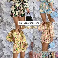 Conjunto de blusa y short
