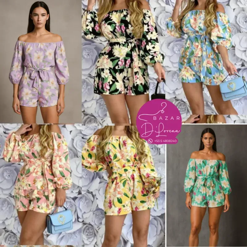 Conjunto de blusa y short 
