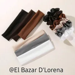 Conjunto de cintillo y moñero 
