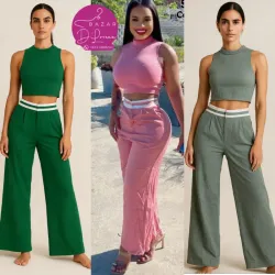 Conjunto de pantalón con blusa