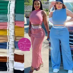 Conjunto de pantalón con blusa