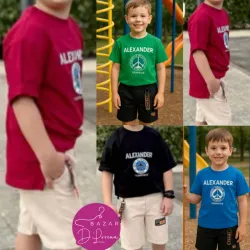 Conjunto de pulover,bermuda y llavero 