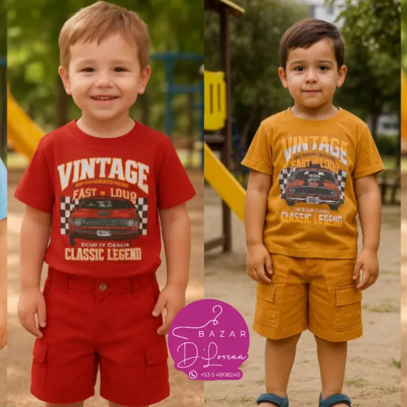 Conjunto de pulover y Bermuda 