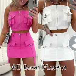 Conjunto de saya 4 puerta