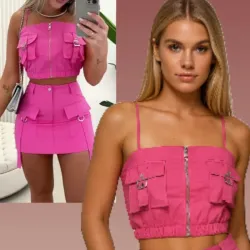 Conjunto de saya 4 puerta