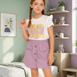 Conjuntos de blusa y saya