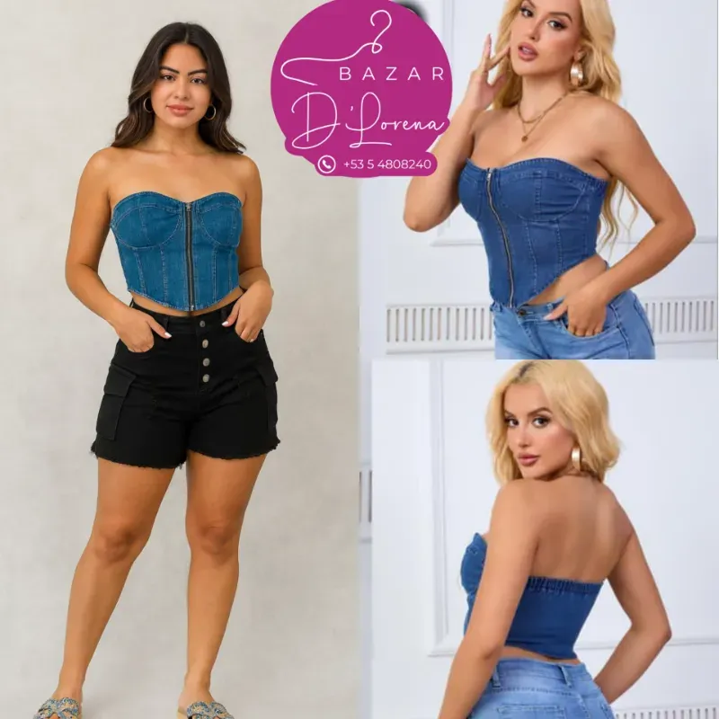 Corset de mezclilla 