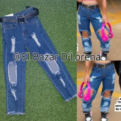 Pantalón de Niña con Cinto 