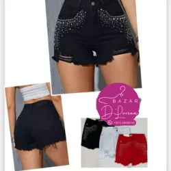 Short con adorno en piedras