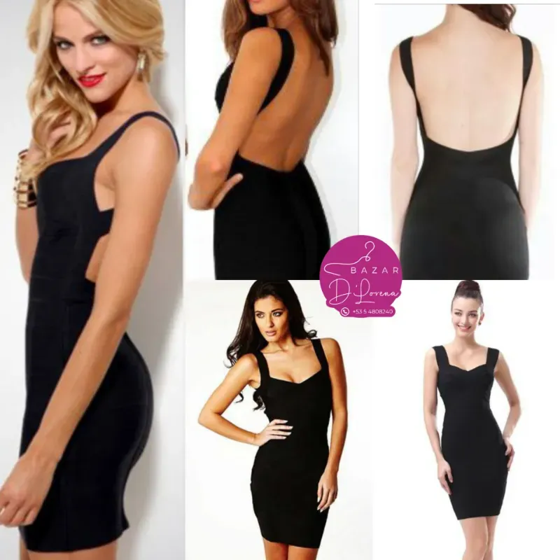 Vestido escotado en la espalda 